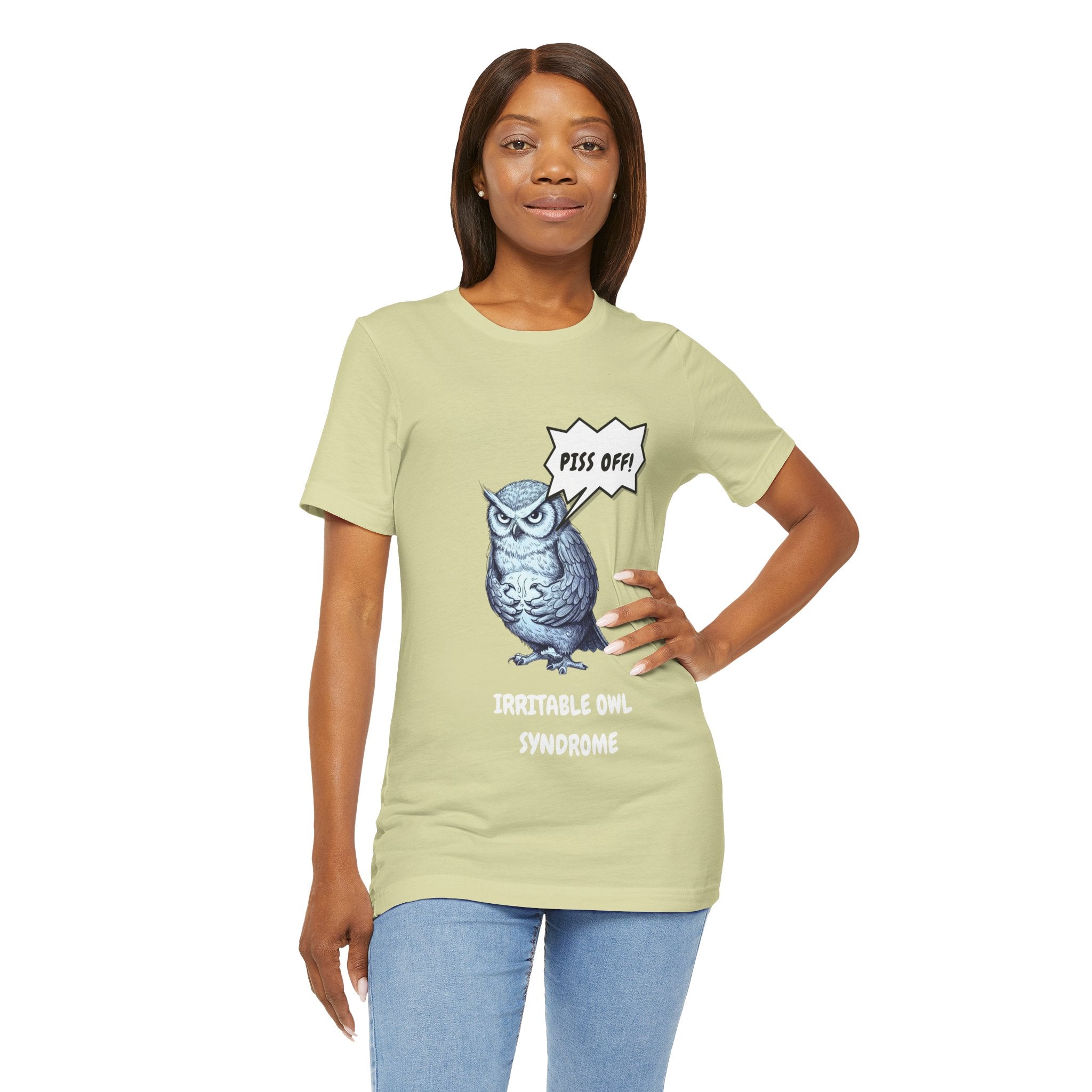 Irritable Owl Syndrome Funny Pun T-Shirt - Owl Lovers Tee