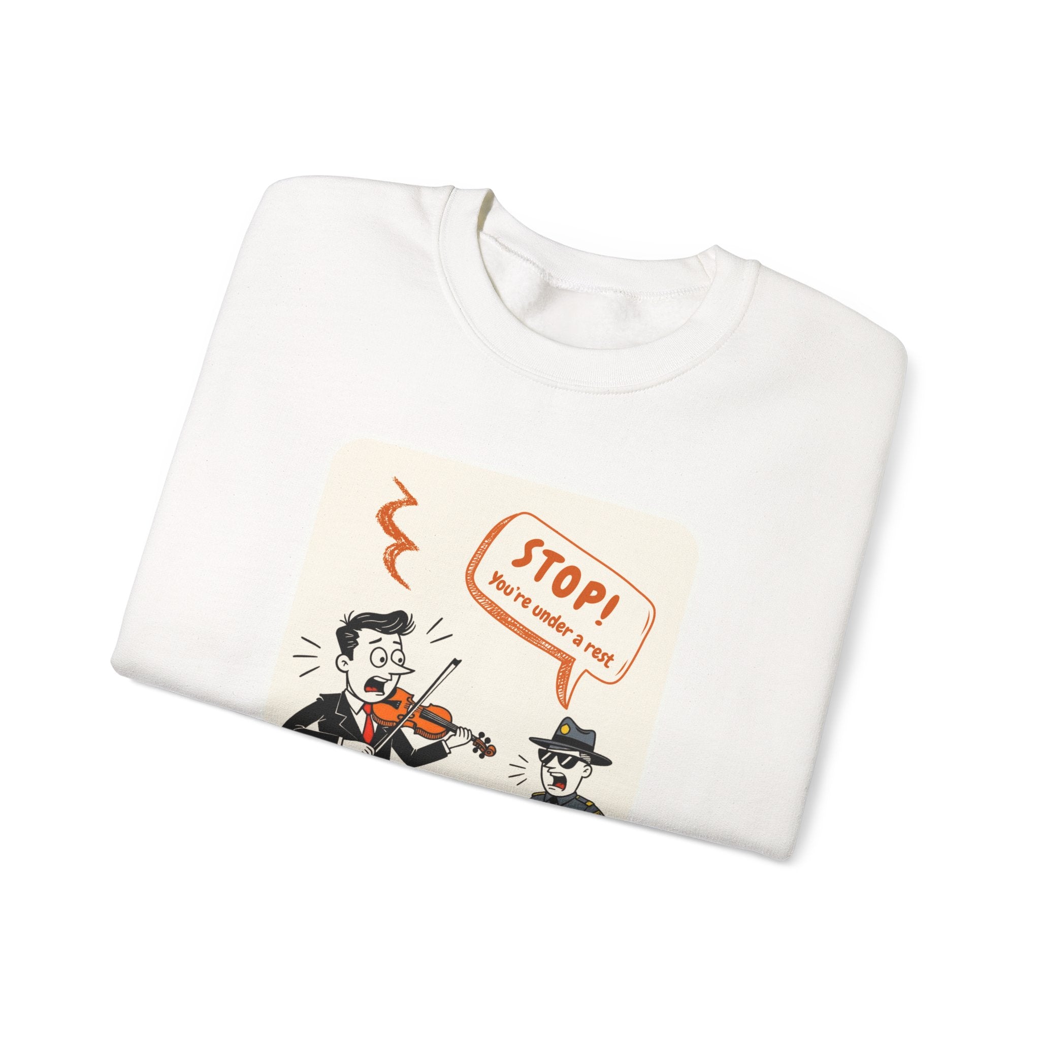 STOP! You’re Under A Rest Crew-Neck Sweatshirt