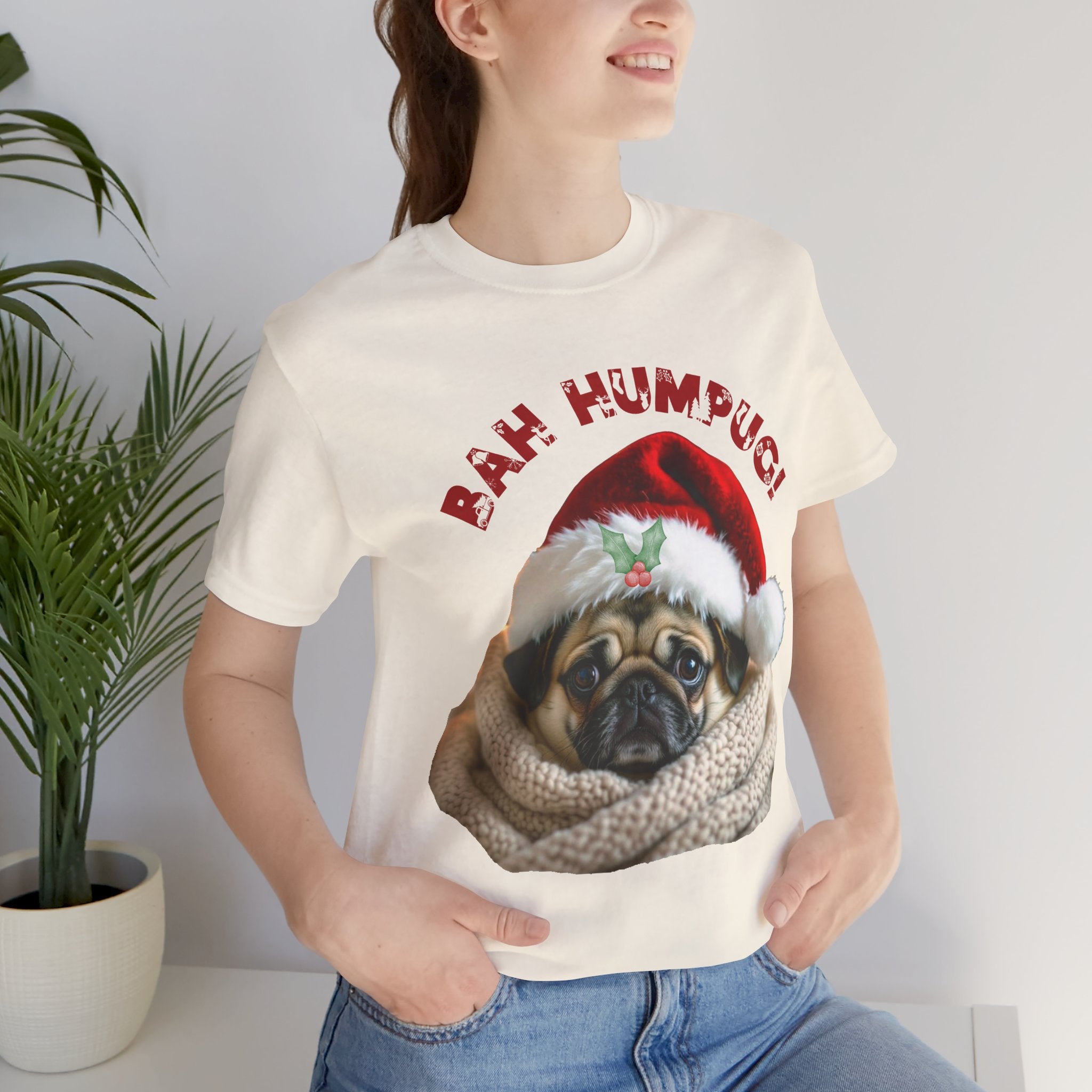 Bah Humpug Christmas T-Shirt: Perfect For Pug-Lovers