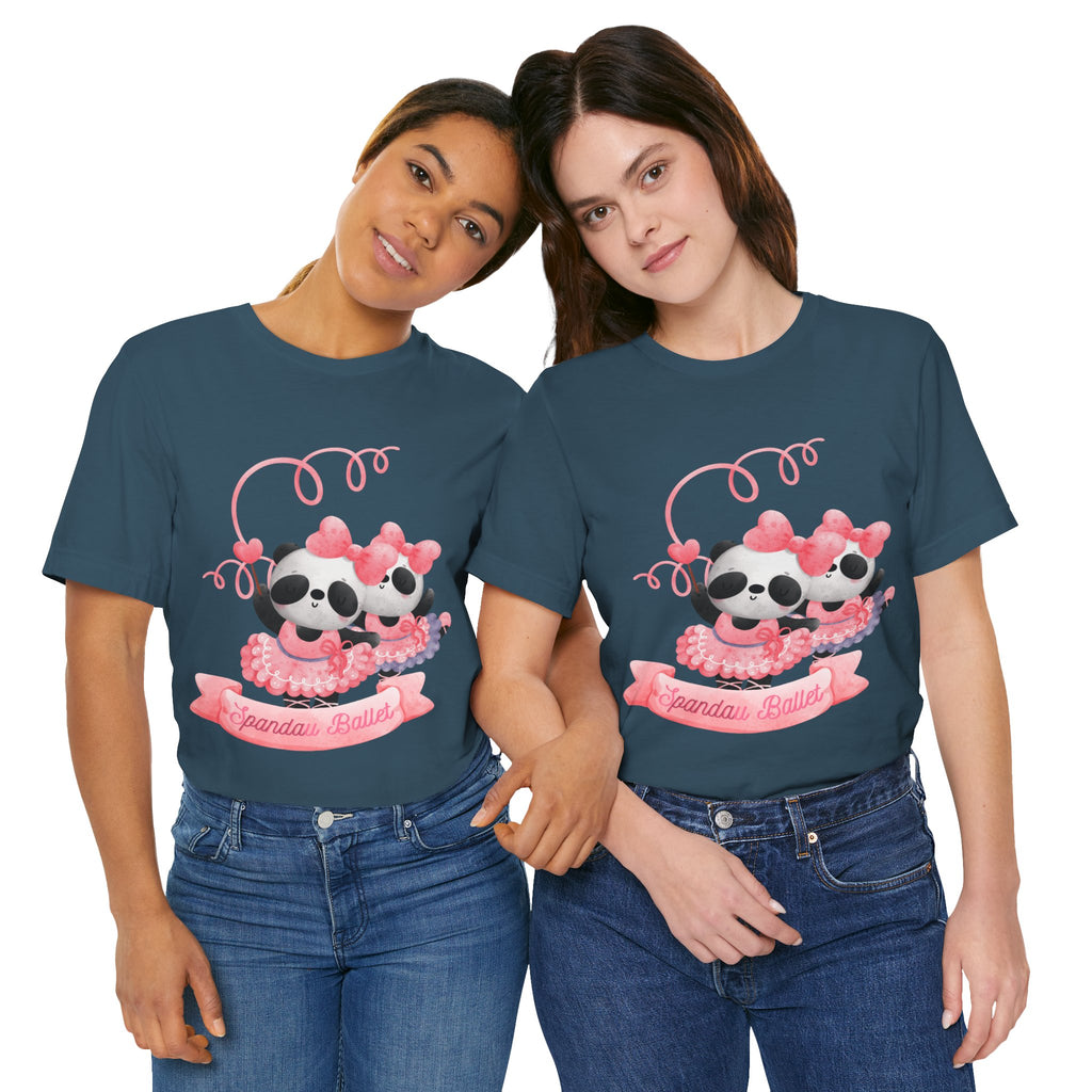 Pandau Ballet T-Shirt: Cute, Whimsical Panda Ballet Dancers