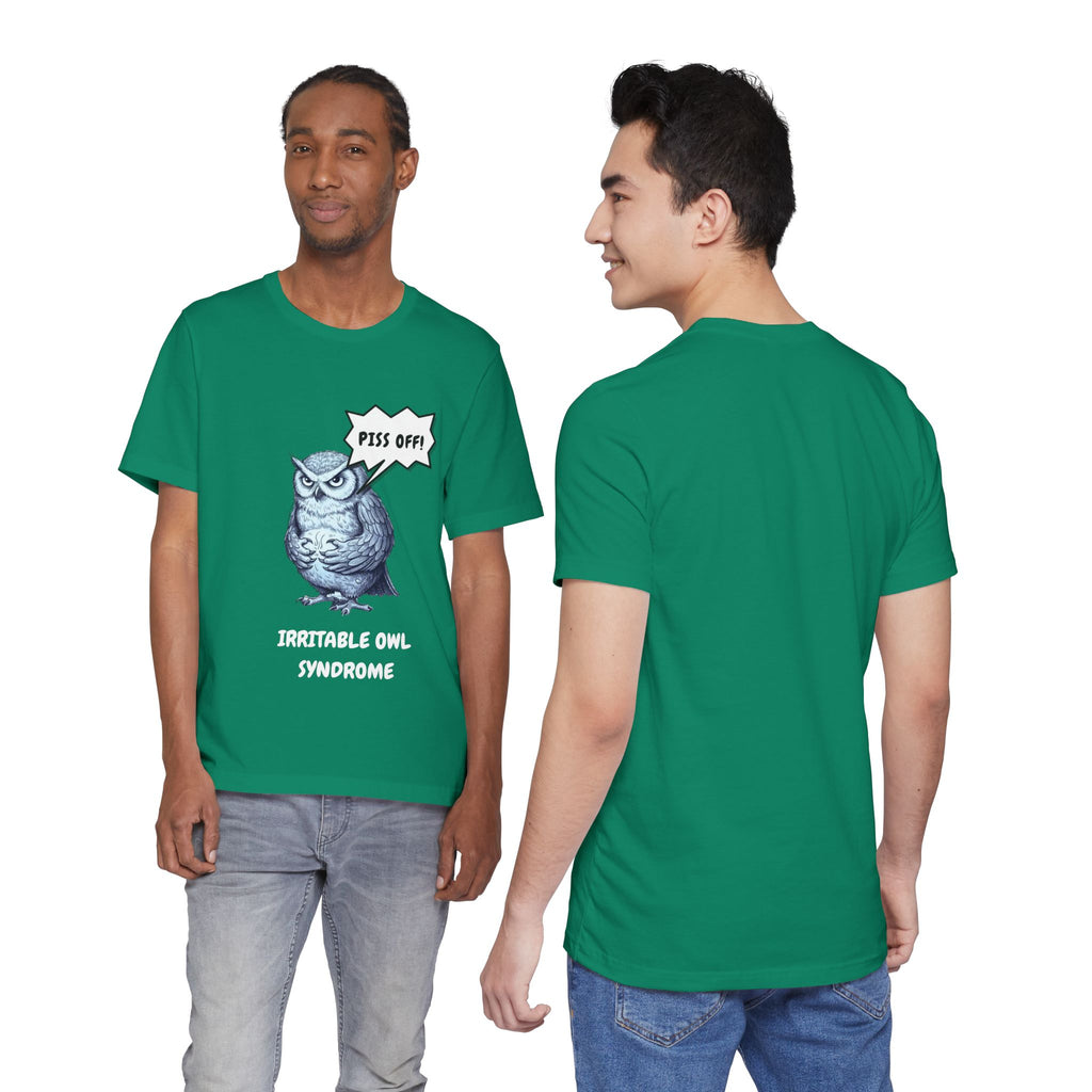 Irritable Owl Syndrome Funny Pun T-Shirt - Owl Lovers Tee