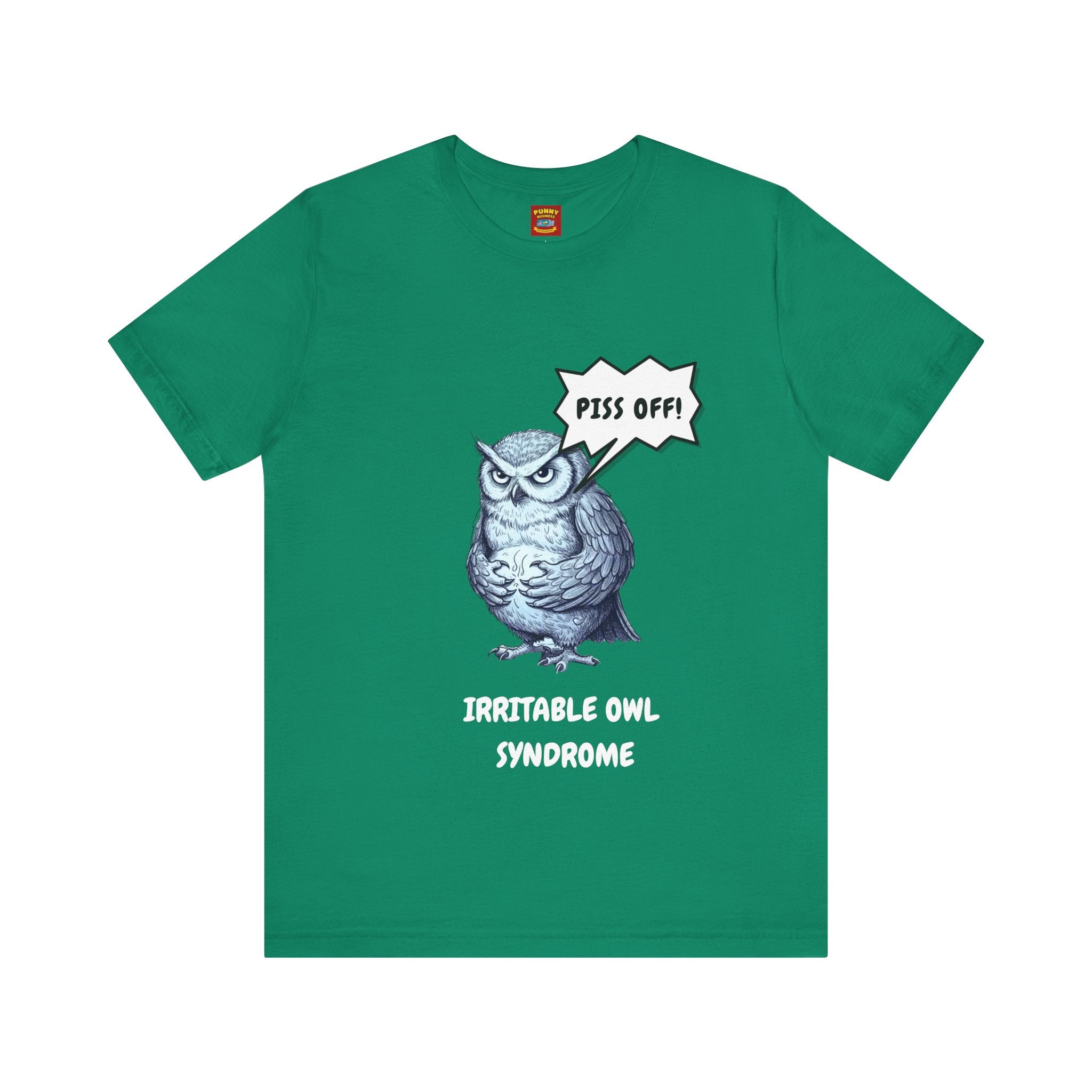 Irritable Owl Syndrome Funny Pun T-Shirt - Owl Lovers Tee