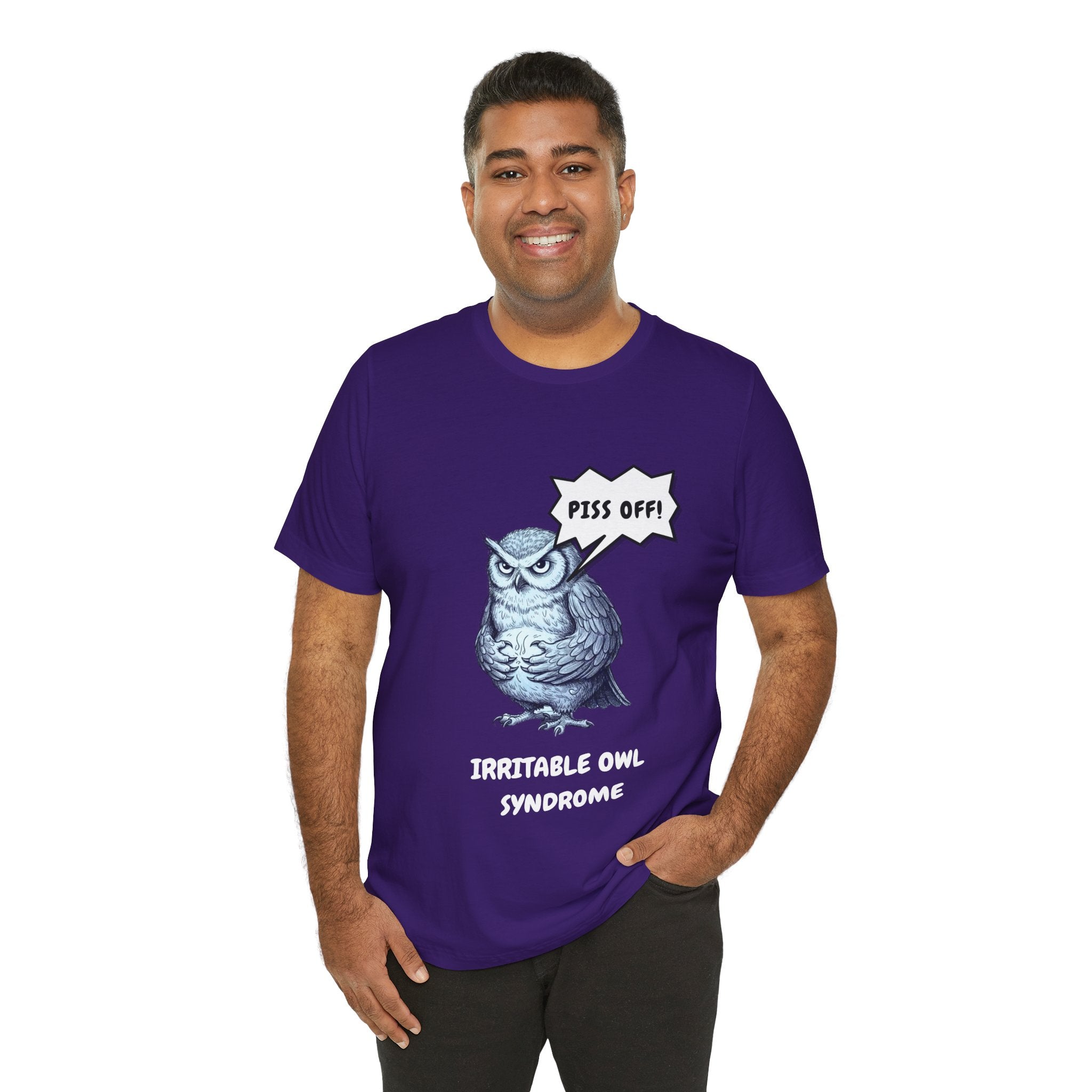 Irritable Owl Syndrome Funny Pun T-Shirt - Owl Lovers Tee