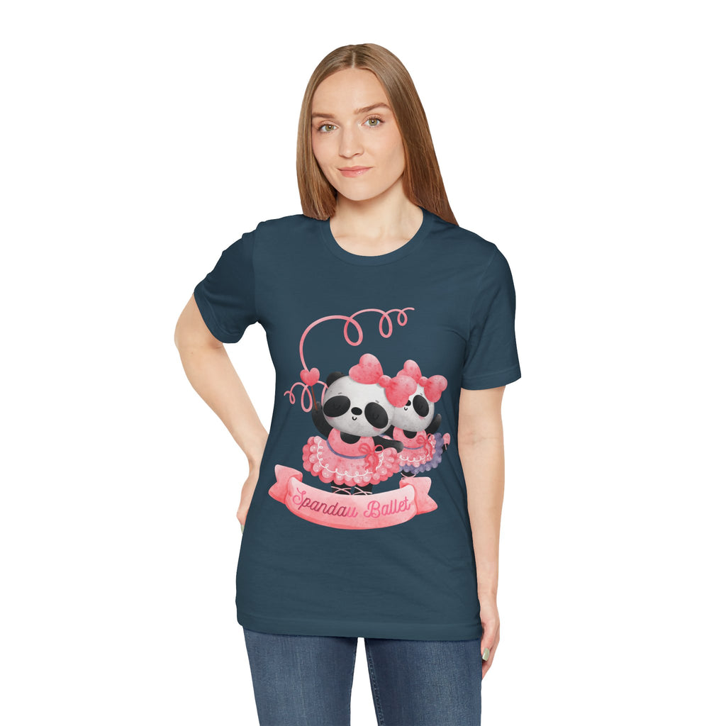 Pandau Ballet T-Shirt: Cute, Whimsical Panda Ballet Dancers