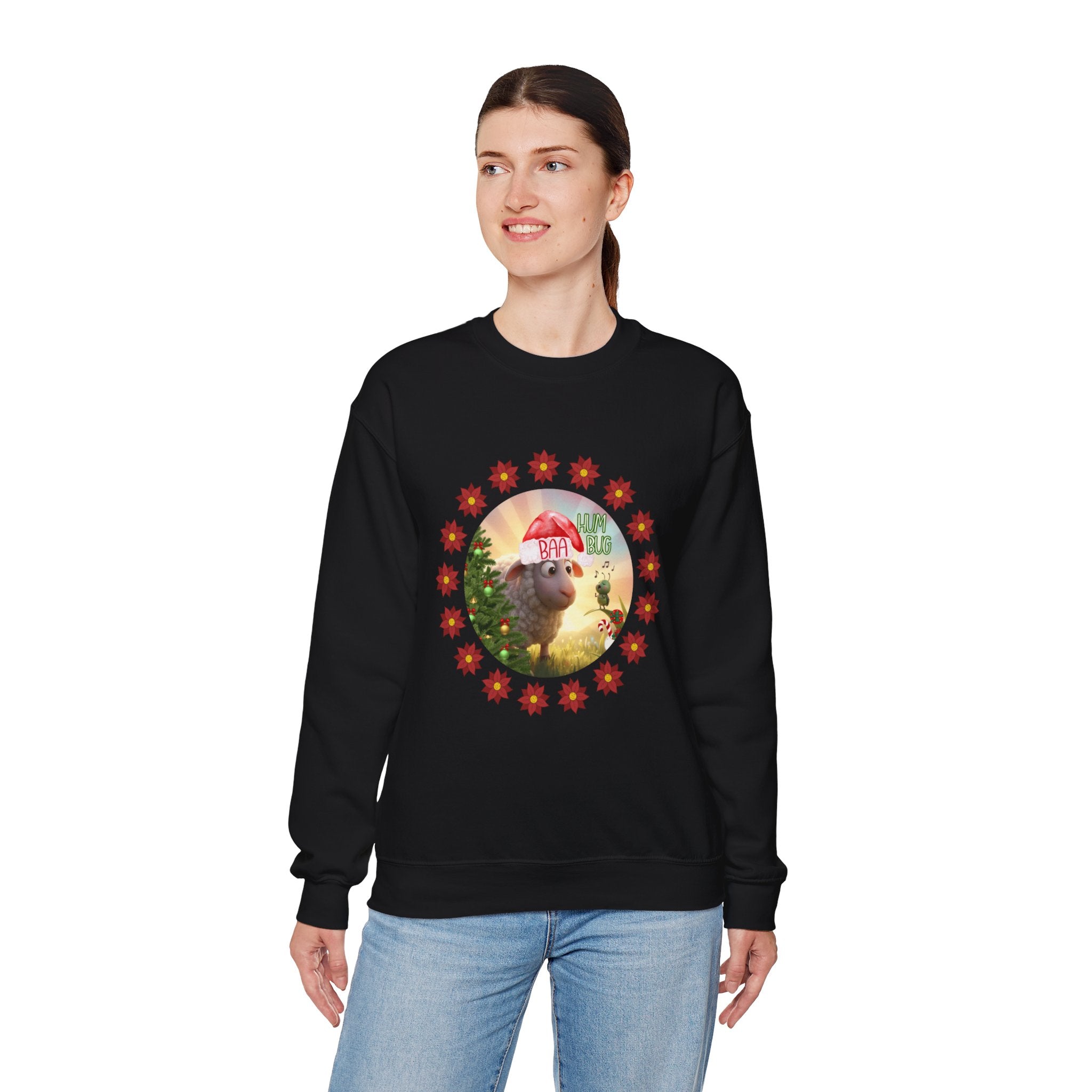 Baa Hum-Bug Crew-Neck Sweatshirt