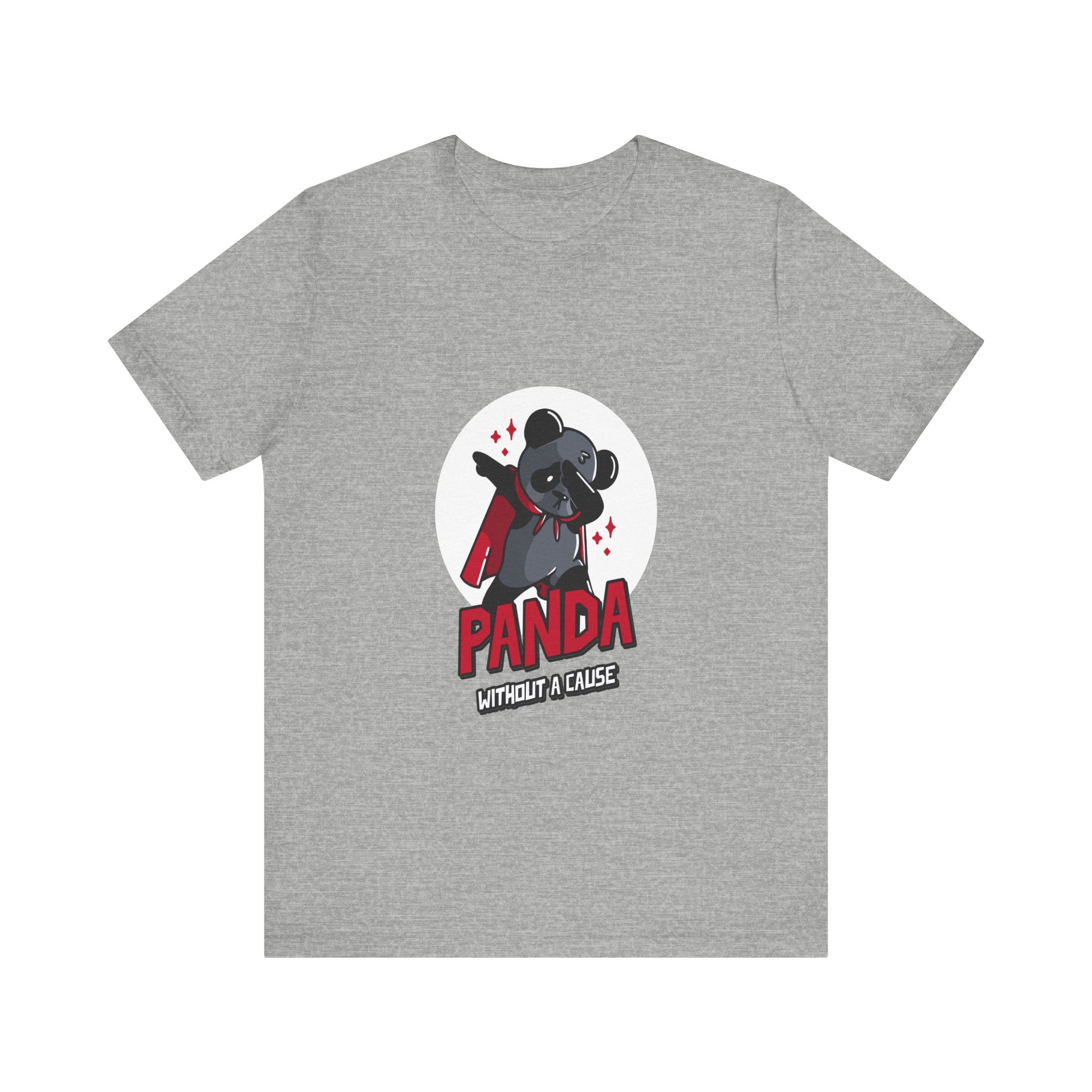 Panda Without a Cause T-Shirt: Quirky Cartoon Panda Mascot