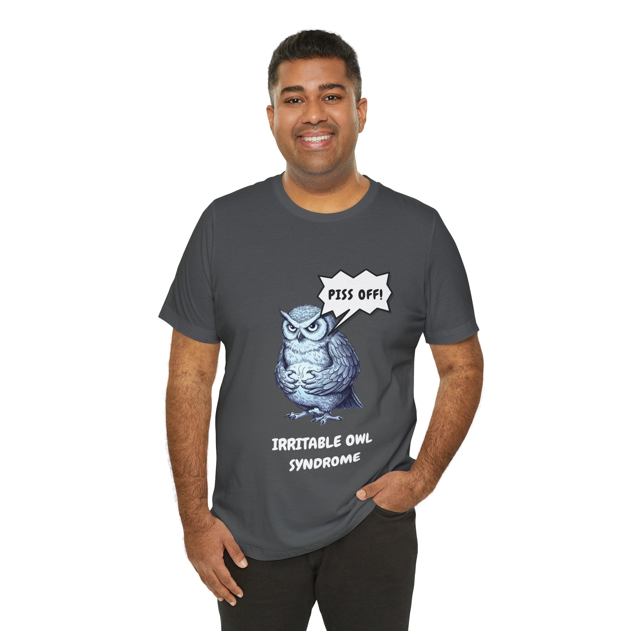 Irritable Owl Syndrome Funny Pun T-Shirt - Owl Lovers Tee