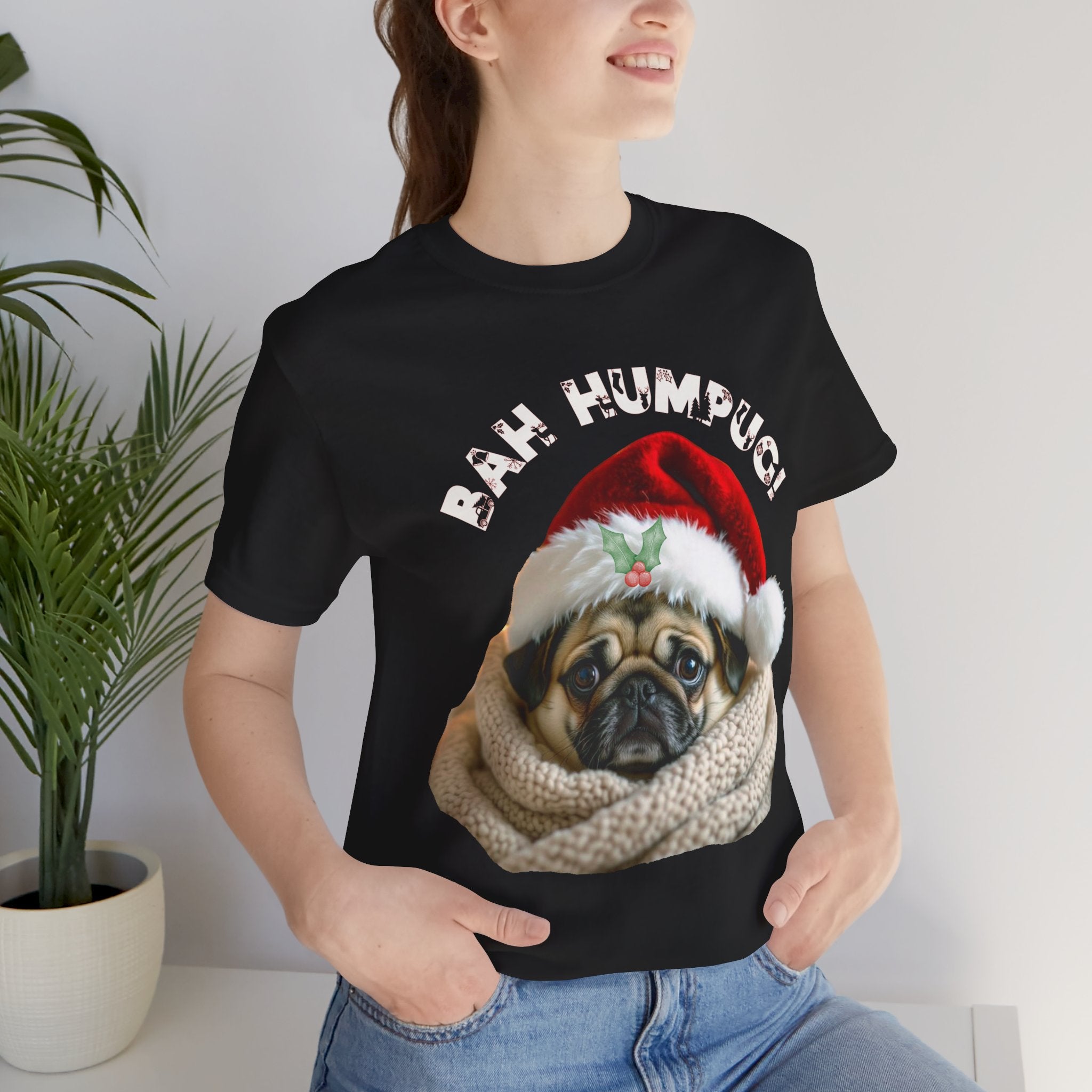 Bah Humpug Christmas T-Shirt: Perfect For Pug-Lovers