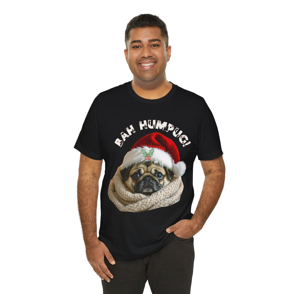 Bah Humpug Christmas T-Shirt: Perfect For Pug-Lovers
