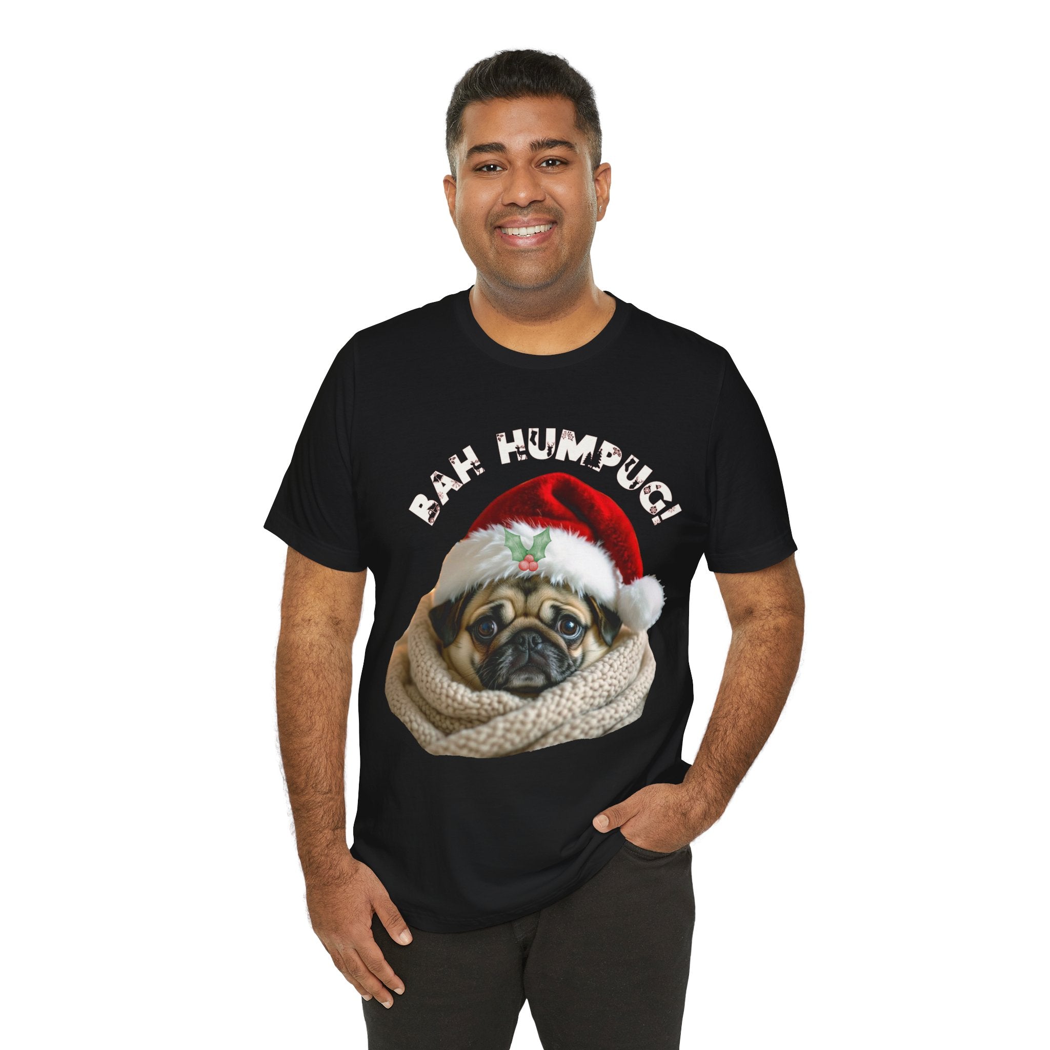 Bah Humpug Christmas T-Shirt: Perfect For Pug-Lovers
