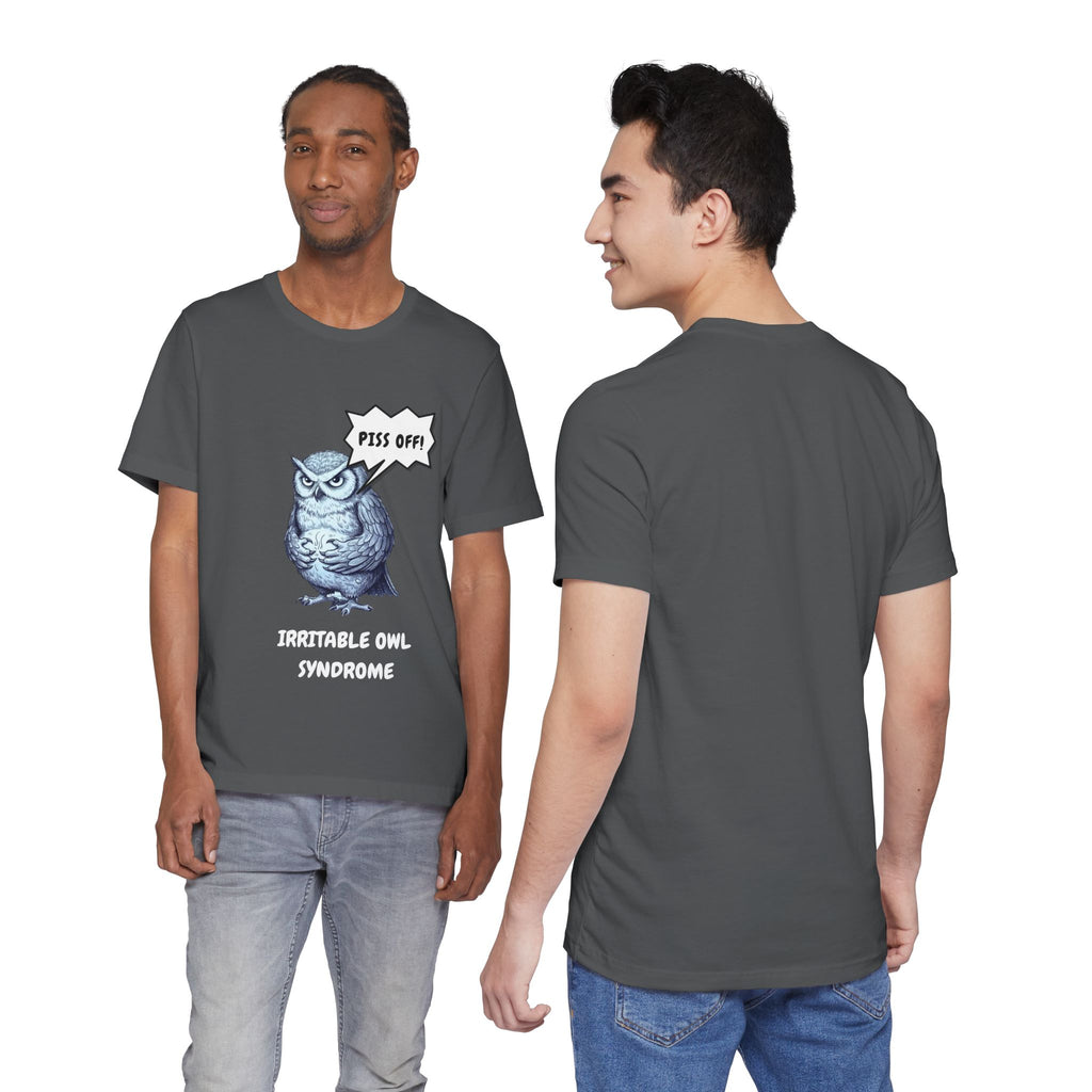 Irritable Owl Syndrome Funny Pun T-Shirt - Owl Lovers Tee