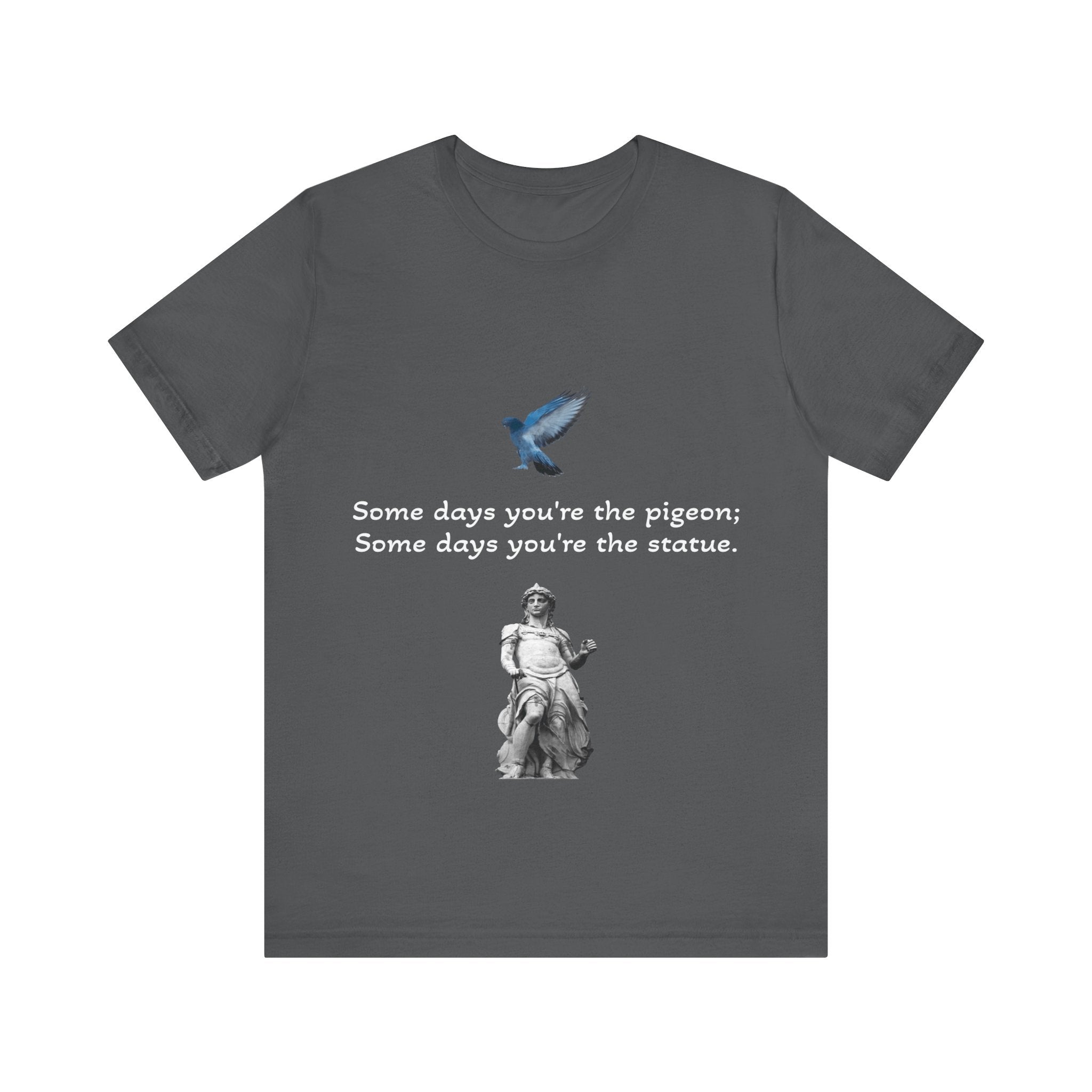 Sometimes You're The Pigeon, Sometimes You're The Statue T-Shirt: Existential Metaphor
