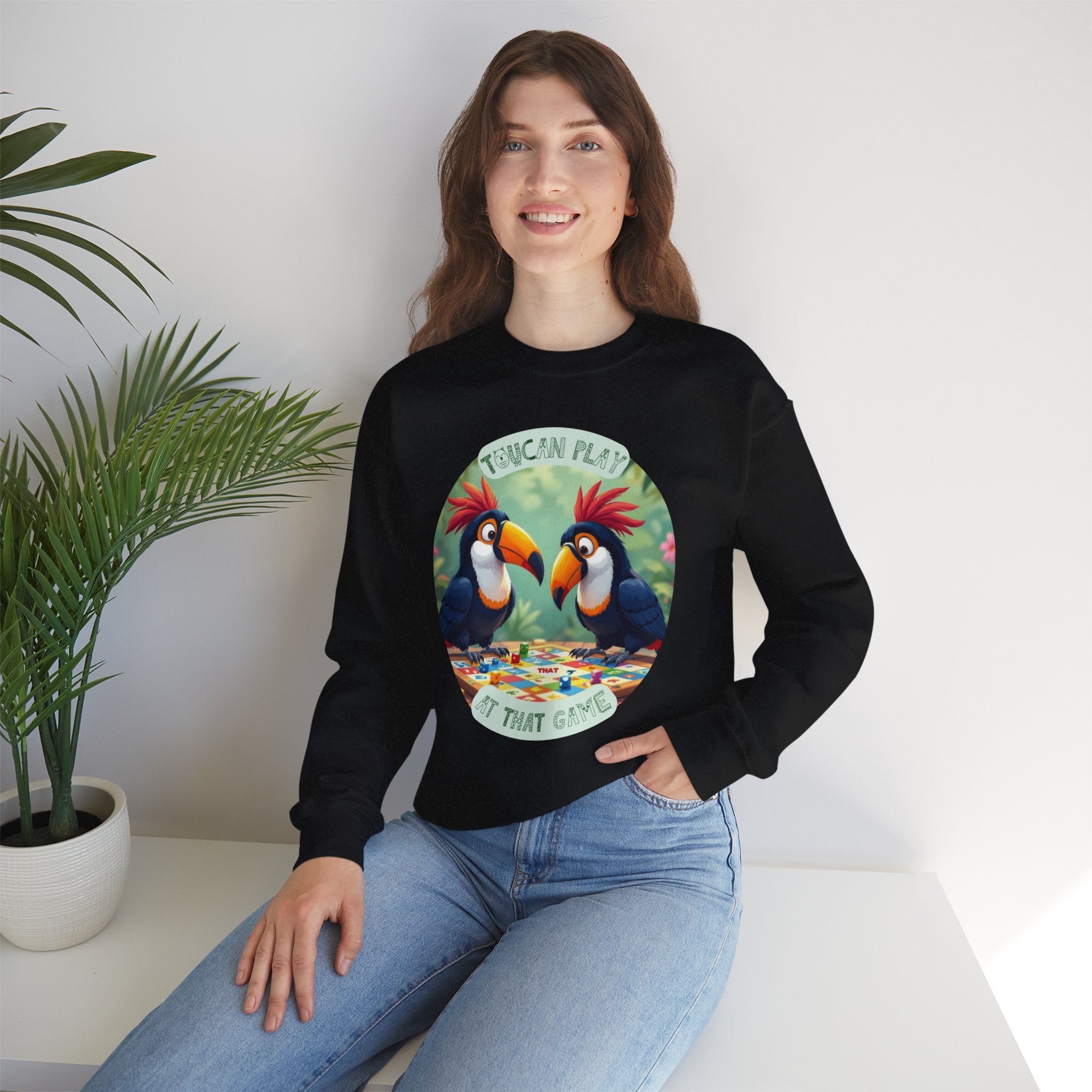 Toucan Game Crewneck Sweatshirt – "Toucan Play At That Game" Graphic