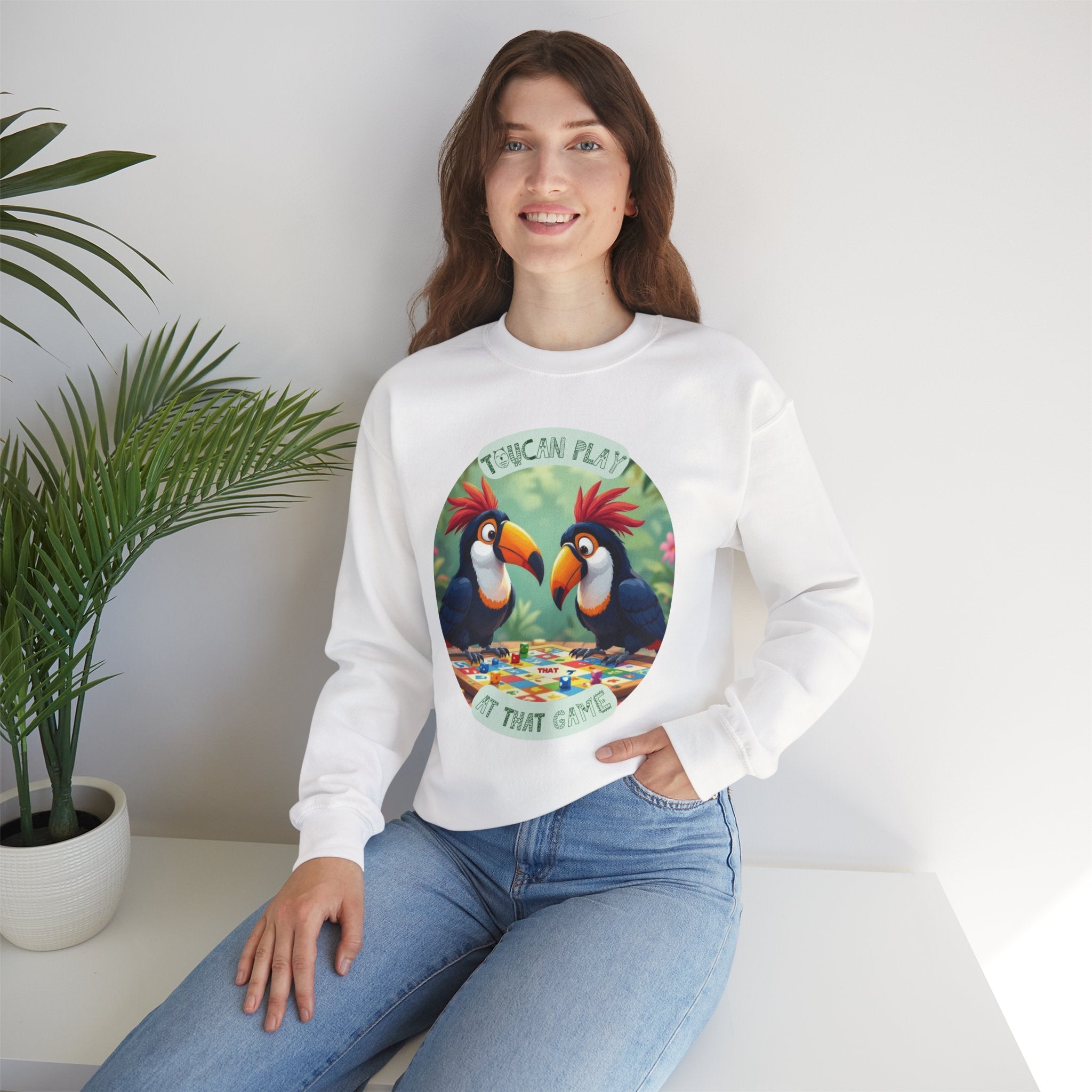 Toucan Game Crewneck Sweatshirt – "Toucan Play At That Game" Graphic