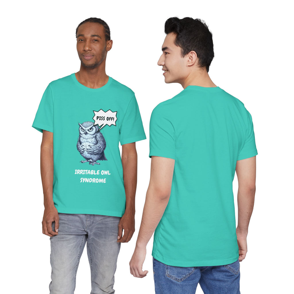 Irritable Owl Syndrome Funny Pun T-Shirt - Owl Lovers Tee