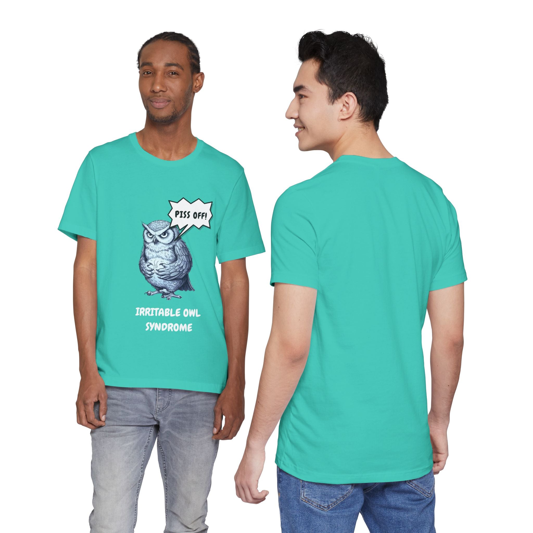 Irritable Owl Syndrome Funny Pun T-Shirt - Owl Lovers Tee