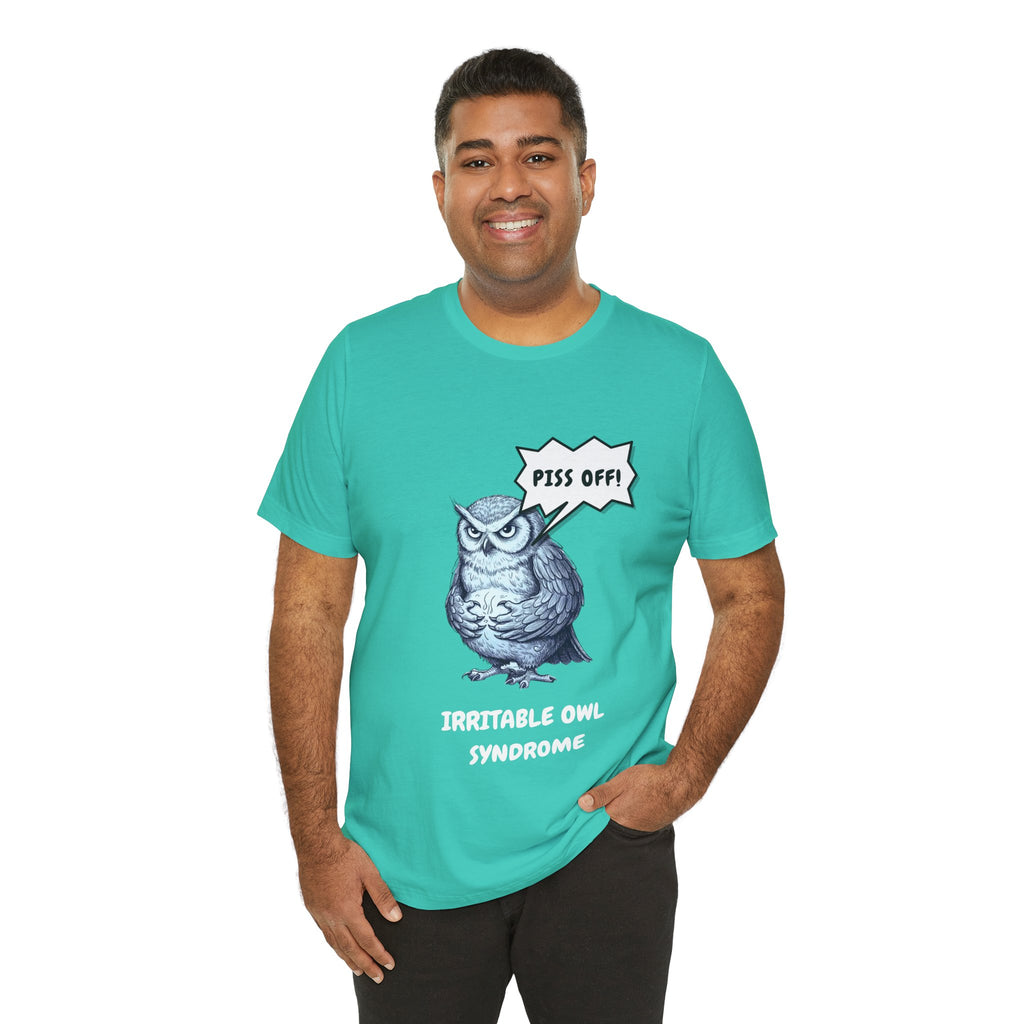 Irritable Owl Syndrome Funny Pun T-Shirt - Owl Lovers Tee