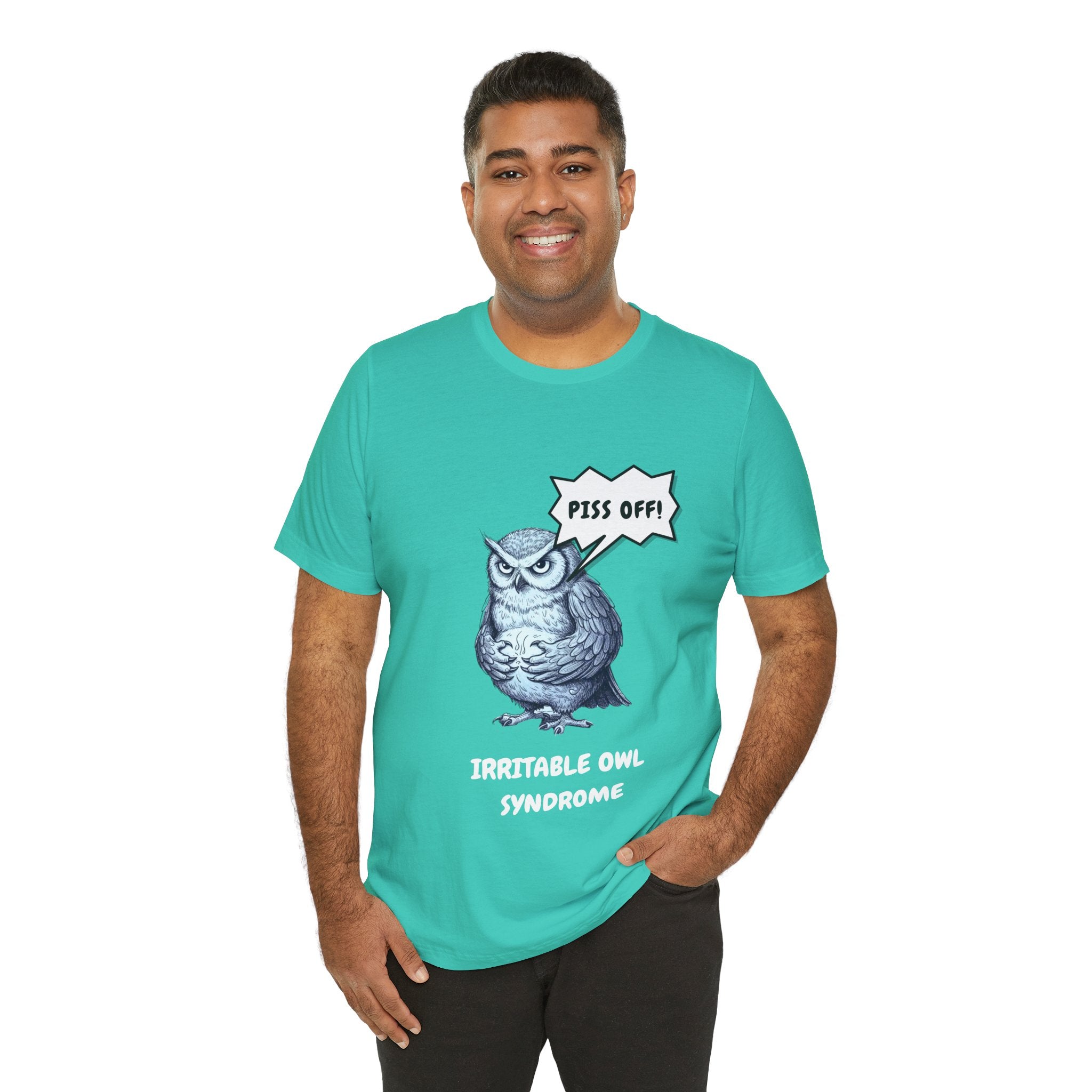 Irritable Owl Syndrome Funny Pun T-Shirt - Owl Lovers Tee