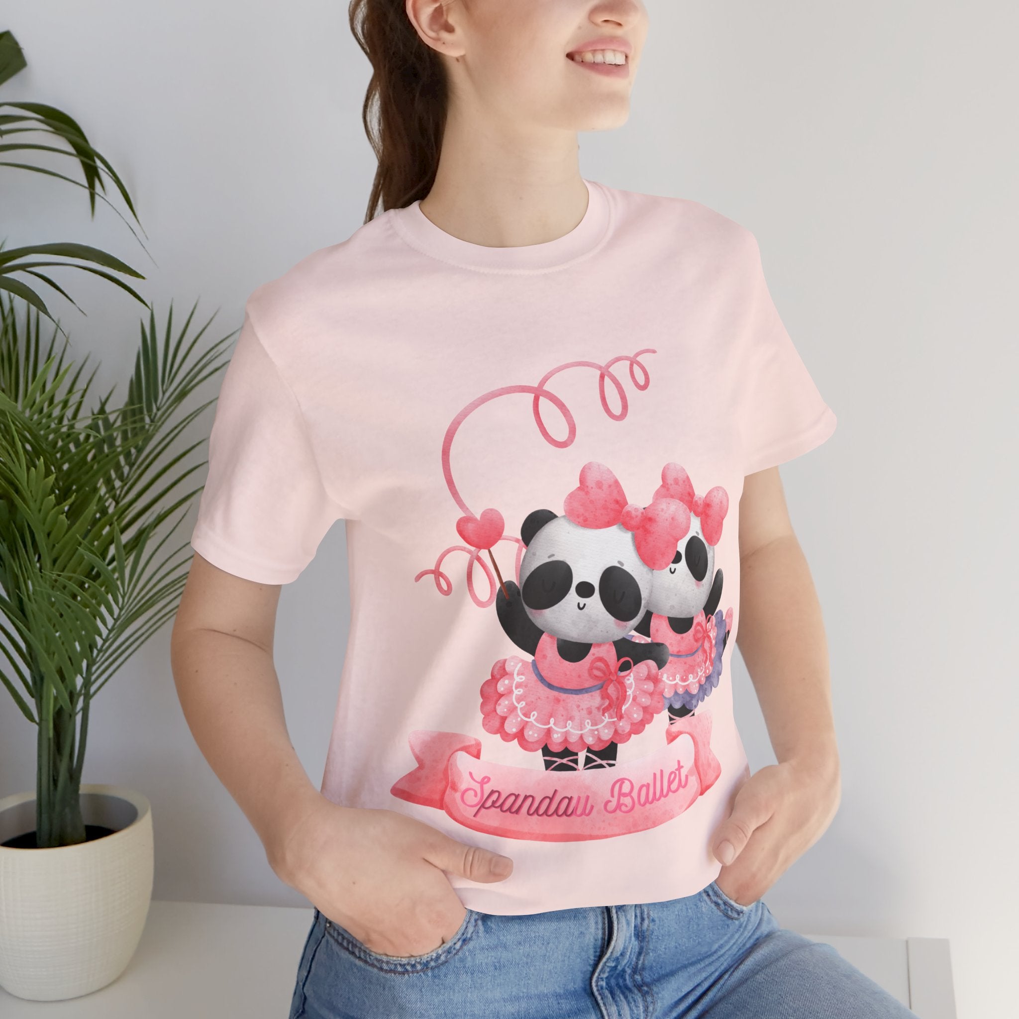 Pandau Ballet T-Shirt: Cute, Whimsical Panda Ballet Dancers