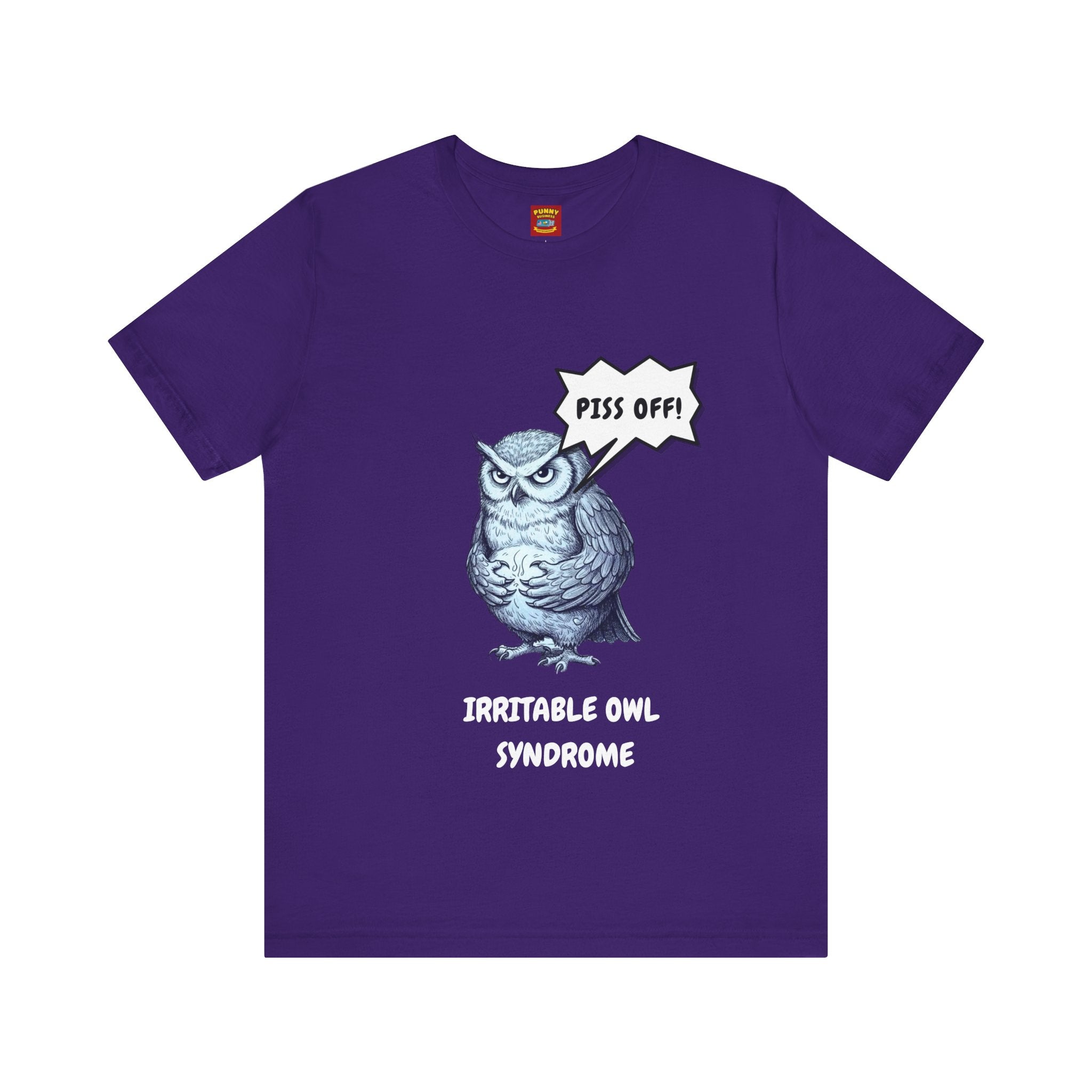 Irritable Owl Syndrome Funny Pun T-Shirt - Owl Lovers Tee
