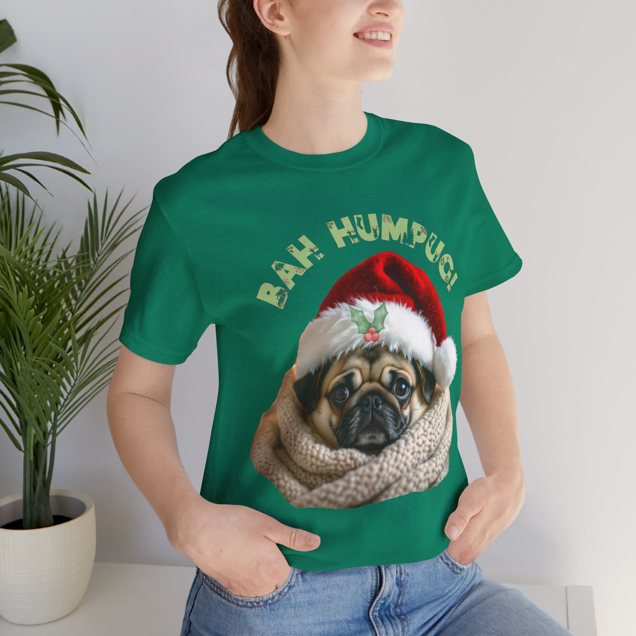 Bah Humpug Christmas T-Shirt: Perfect For Pug-Lovers